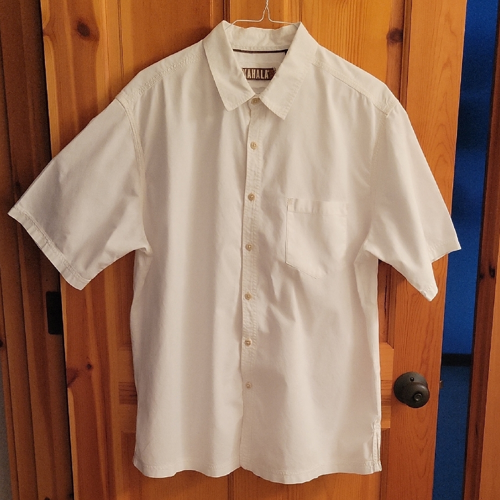 Casual White Button Down Shirt